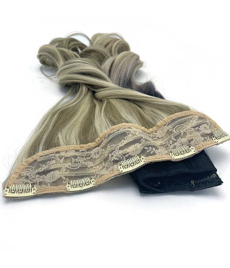 Clip de una pieza en el cabello