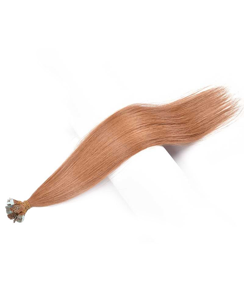 Extensión de cabello con punta de abanico